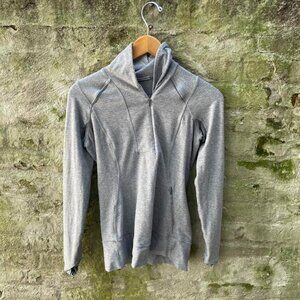 Grey Lululemon Half Zip Pullover